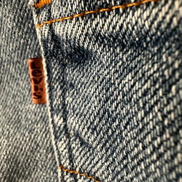 Vintage Levi's Strauss Jeans Orange Tab Signature Flex Denim 540 90's Mens 42x32 - Picture 6 of 14